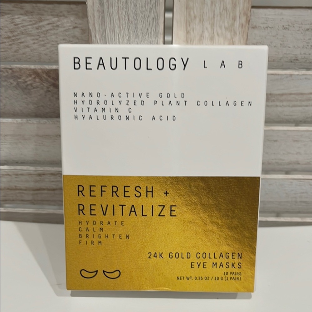 Beautology Lab 24K Gold Collagen Eye Masks - NWT 10 Pairs